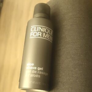 Clinique For Men Aloe Shave Gel - Black and Gray